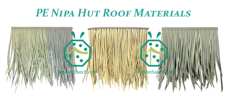 Tiki bar thatch roofing materials for park landscape construction