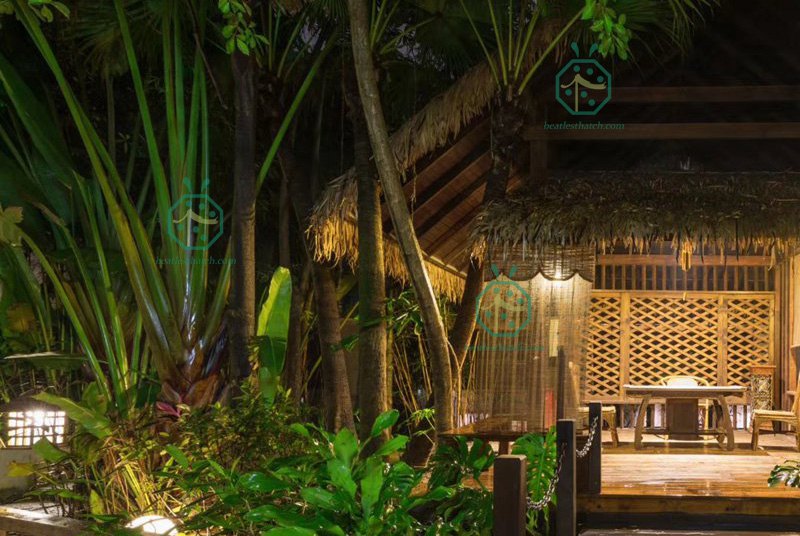 Khu du lịch danh lam thắng cảnh Khách sạn nghỉ dưỡng Tấm lợp tranh tổng hợp để trang trí túp lều Tiki