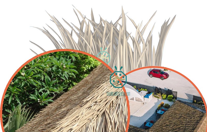 Synthetic nipa roof for bahay kubo buildings in Philippines