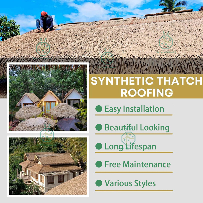 Benefits of using synthetic nipa roof