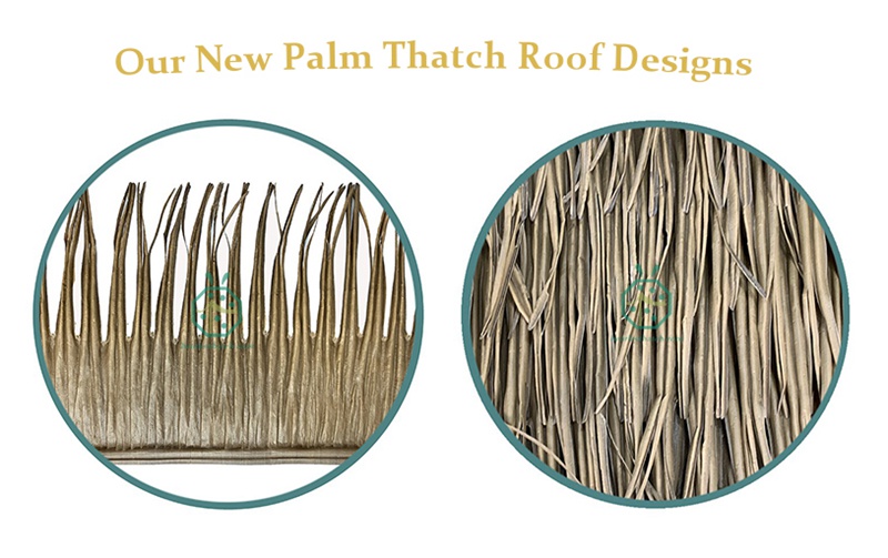 Philippines synthetic palm thatch roof
