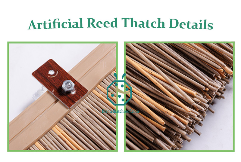 Synthetic African water reed thatch roof tiles from China factory Synthetic African water reed thatch roof tiles from China factory