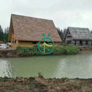 bure xây dựng mái nhà tranh ở fiji