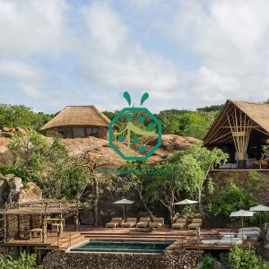 Ngói lợp mái nhà chòi bằng nhựa kiểu Cape Thatched Gazebo