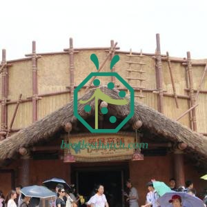 Trang trí quán bar Tiki mái nhựa chống tia cực tím