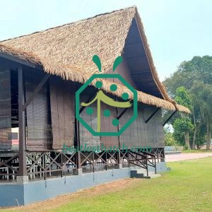 Chất liệu cọ tổng hợp cho mái nhà Tiki Bar Hut