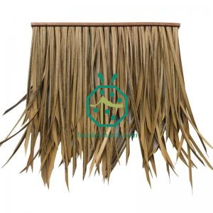 Philippines Resort hotel Faux Nylon Thatch Roofing Materials