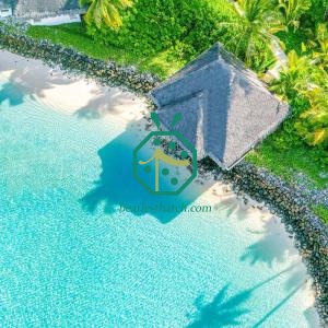 Những mẫu thiết kế mái tranh độc đáo cho nhà tranh Nipa ở Philippines.