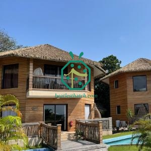 Vật liệu mái giả lá cọ | Mái tranh kiểu nhà Tiki chân thực