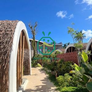 Mái lợp bằng lá Kajan nhân tạo Cottage Hut