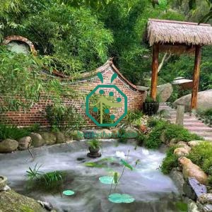 Mái nhà tranh Bali thay thế bằng rơm Alang Alang tổng hợp.