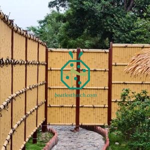 Theme Park Synthetic Bamboo Fence Poles