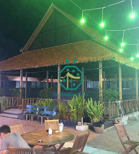 cambodia nhà hàng bungalow tổng hợp dự án lợp mái